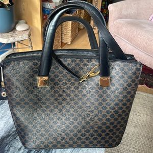 Celine vintage macadam tote
